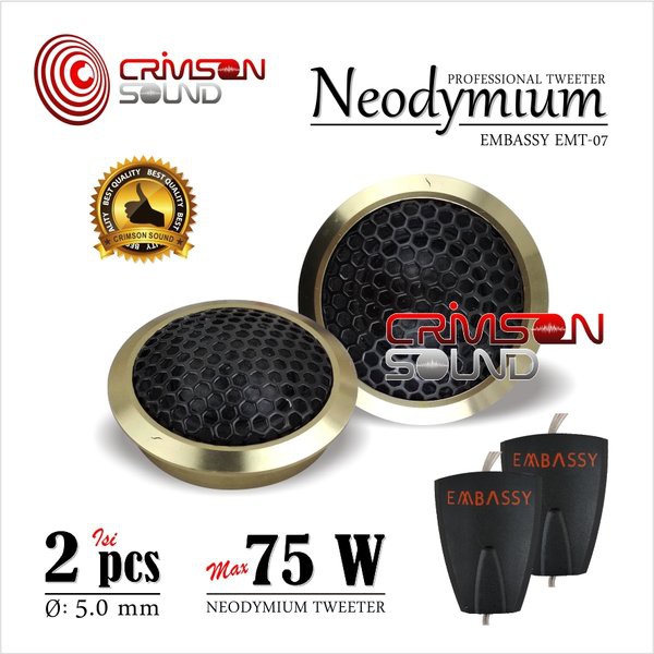 Jual Turun Harga !! Tweeter Embassy EMT-07 NEODYMIUM | Shopee Indonesia