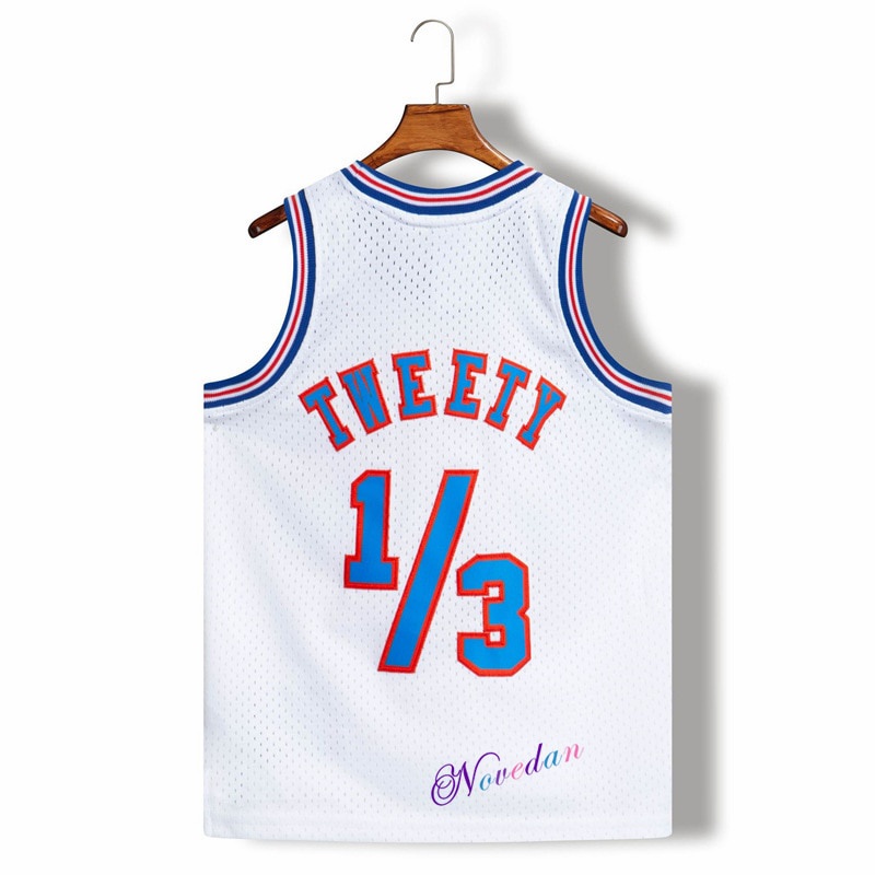 PreOrder New 2021 Space Jam Jersey Kids Tune Squad LOLA BUGS TWEETY Bunny  Basketball Shirt Sports Top Cosplay Costume Embroidery Numbers