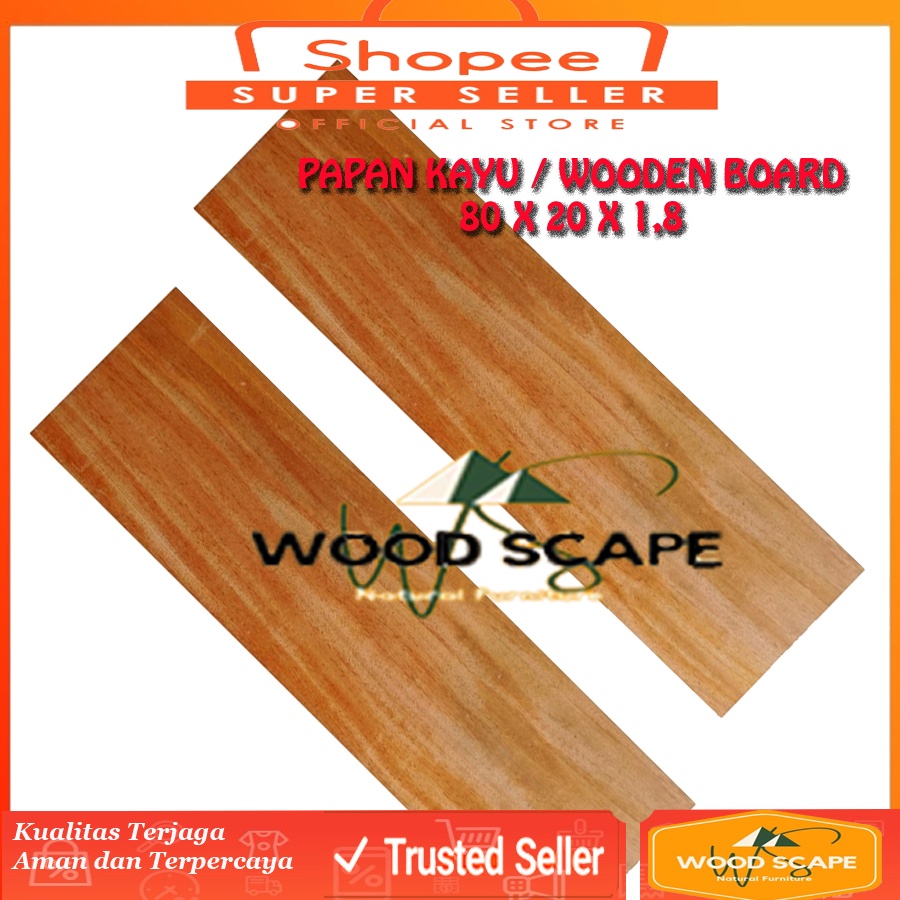 Jual 20 x 80cm Papan Ambalan Kayu Mahoni | Shopee Indonesia