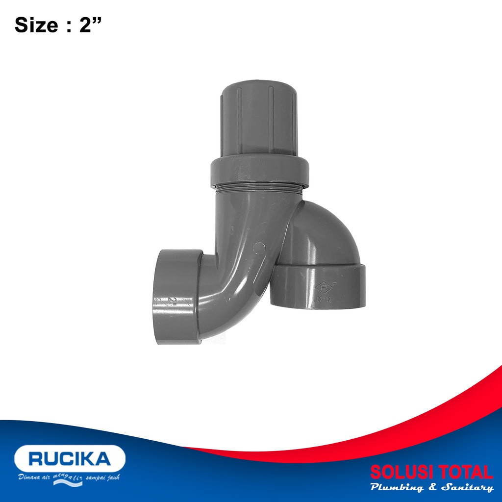 Jual PTrap D 2 " RUCIKA P Trap D 2 Inch PVC Rucika Shopee Indonesia