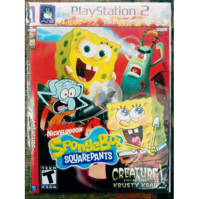 Jual Kaset DVD PS2 Spongebob Squarepants Creature From The Krusty Krabs ...