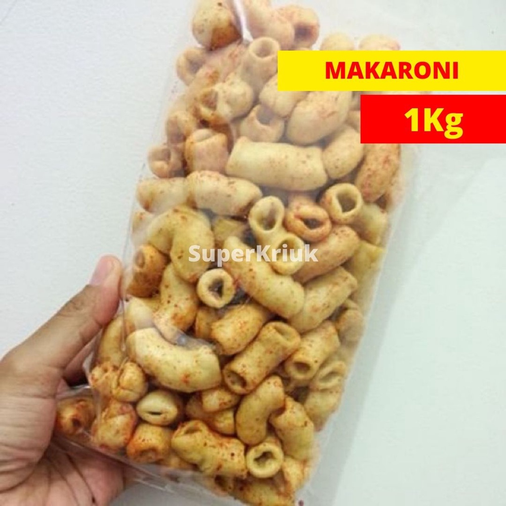 Jual Makaroni Mekar Macroni Rasa Pedas Asin Manis 1Kg | Shopee Indonesia