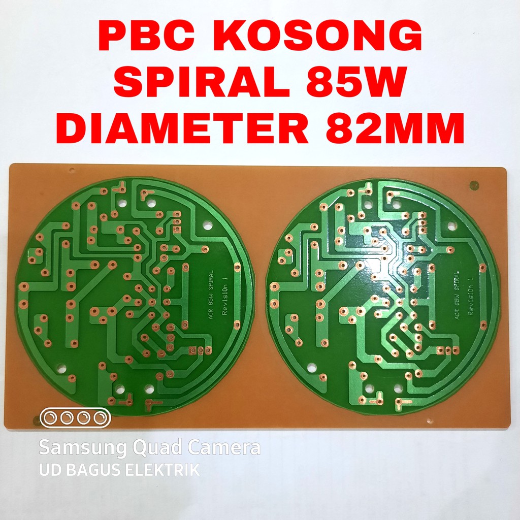 Jual Pcb Lampu Kosong Spiral W Diameter Mm Shopee Indonesia