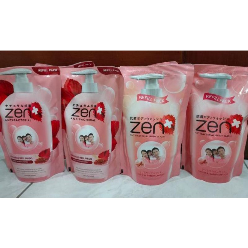 Jual zen sabun mandi cair refill 400 ml | Shopee Indonesia