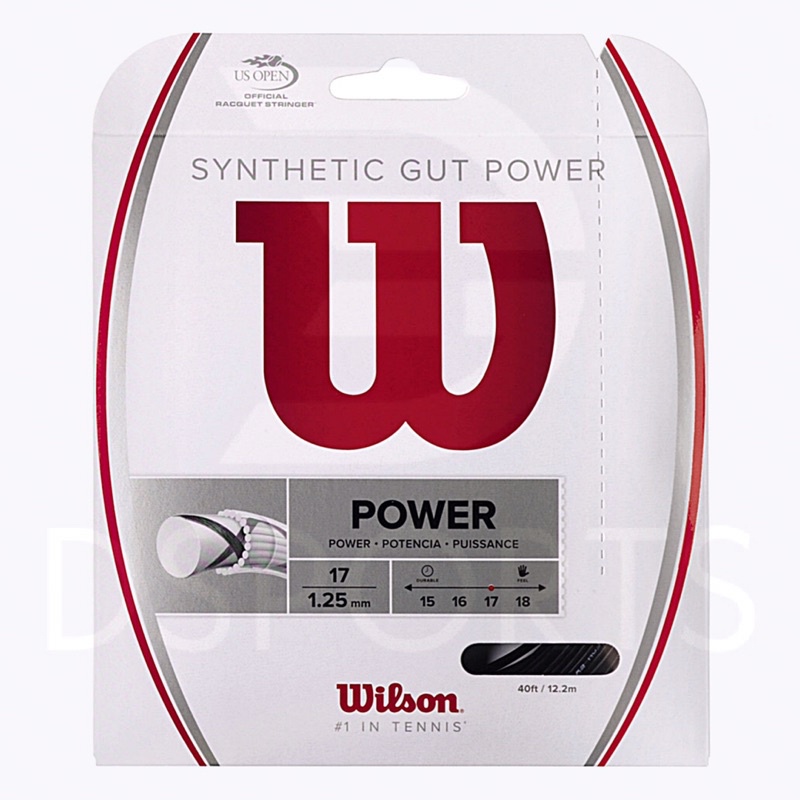 Jual Wilson Synthetic Gut Power 17 Durability + Power ( Tennis String