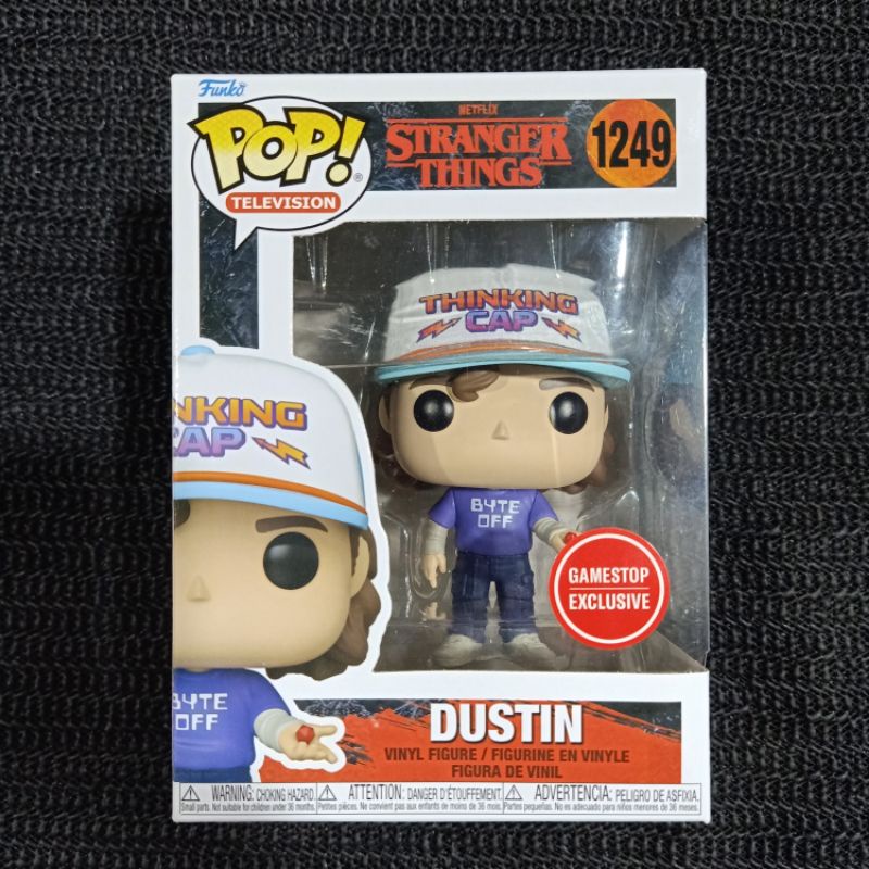Jual Funko Pop! NETFLIX: STRANGER THINGS: DUSTIN (BYTE OFF) #1249 ...