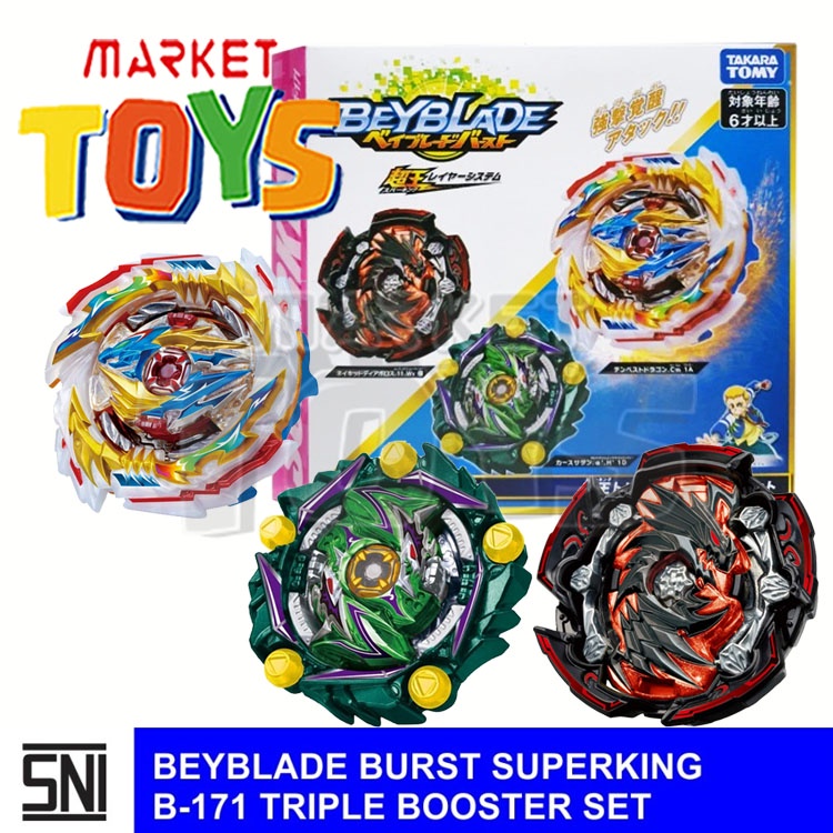 Jual Beyblade Burst Superking B-171 Triple Booster Set | Shopee Indonesia