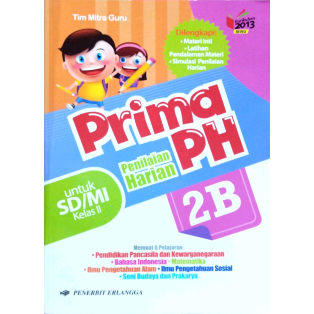 Jual Buku Pelajaran SD PRIMA PH Penilaian Harian 2B Kelas 2 Kurikulum ...