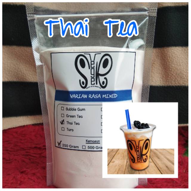 Jual Bubuk/Powder Minuman Rasa Thai Tea (250gr) | Shopee Indonesia