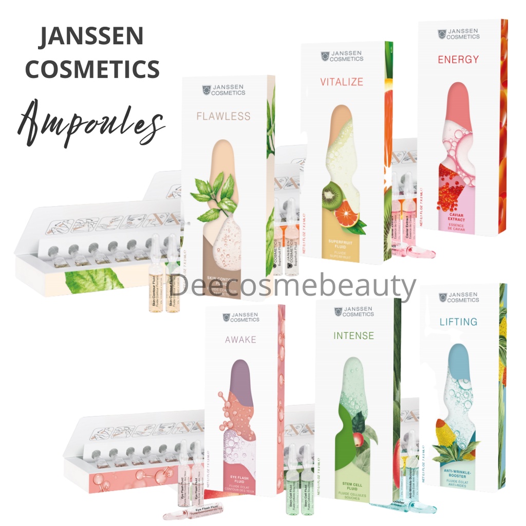 Jual Janssen Cosmetics Ampoules / Janssen Ampoule 2ml Isi 7pc Shopee