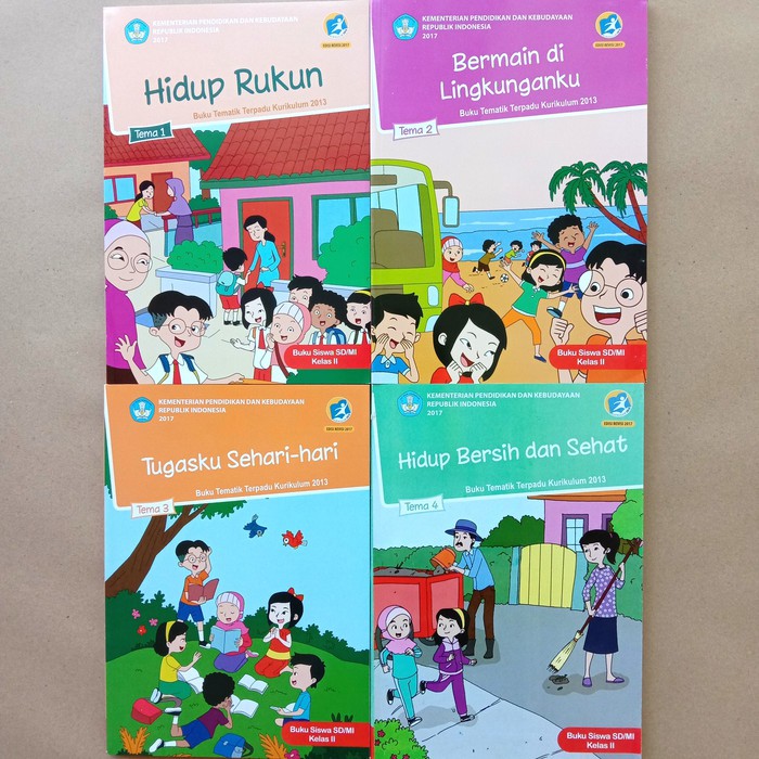 Jual BUKU TEMATIK SD KELAS 2 TEMA 1 2 3 4 KURIKULUM 2013 REVISI ...