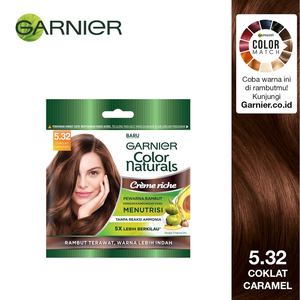 Jual Garnier Color Naturals Sachet || Garnier Pewarna Rambut Natural ...