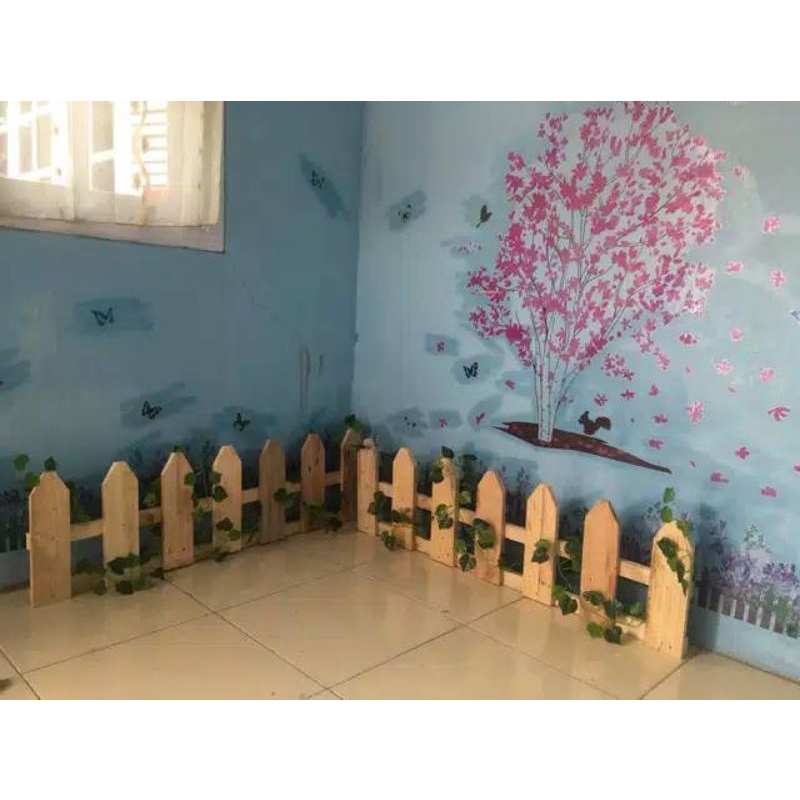 Jual Pagar kayu rustic pendek | Shopee Indonesia