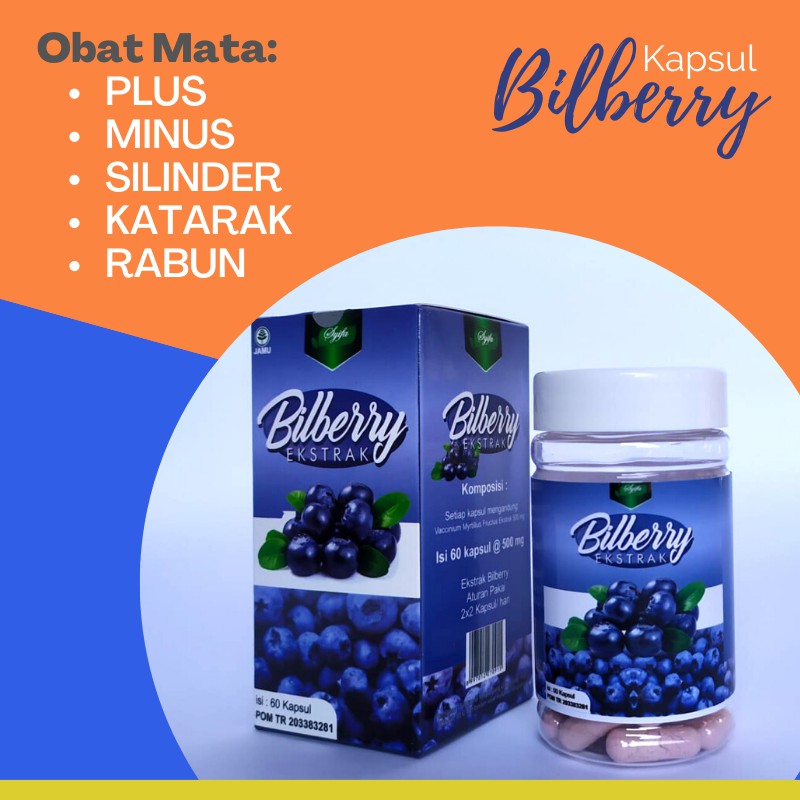 Jual Obat Mata Plus Minus Silinder Katarak Glaukoma Rabun Merah Bengkak Berair Kapsul Bilberry 8614