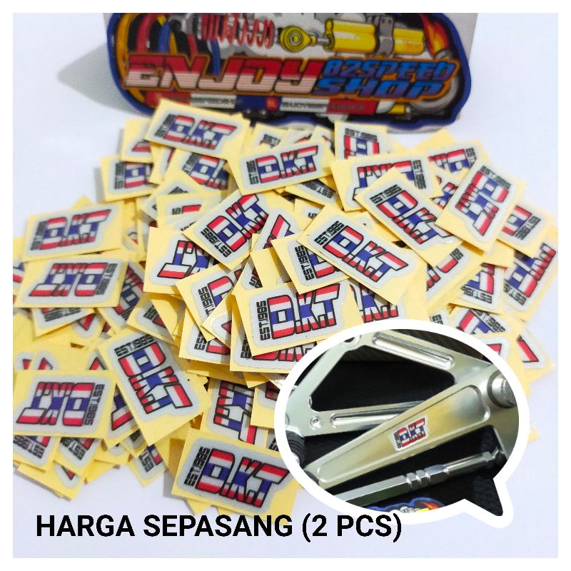 Jual Stiker Sticker underbone step Dkt thailand ( sepasang 2 pcs ...