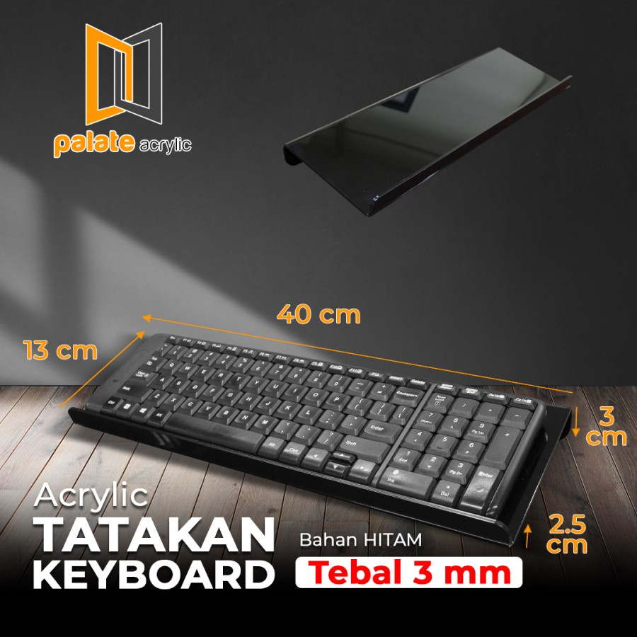 Jual Acrylic Keyboard Standing Rack Akrilik Tatakan Penyangga Keyboard ...