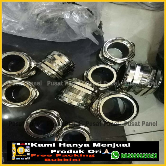 Jual Kabel Gland Brass Nikel Bpg Brass Cable Gland Nickel Brass