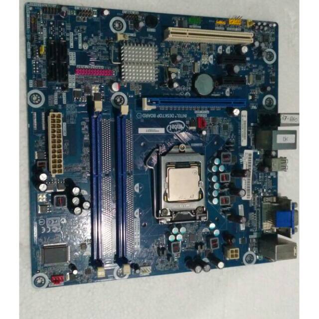 Paket mainboard H55 plus i7 860