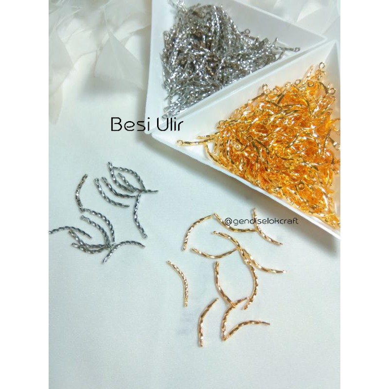 Jual Paku Ulir Dua Lubang silver Paku ulir gold | Shopee Indonesia