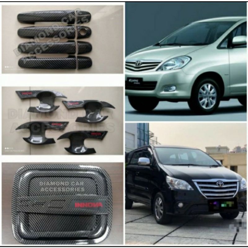 Jual Paket Outer Handle Tank Carbon Glossy Innova Lama 2005-2015 ...