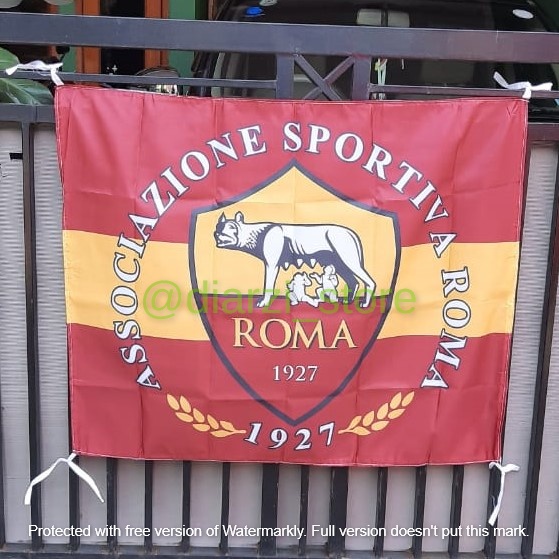 Jual Bendera AS ROMA [Ready Stock] | Shopee Indonesia