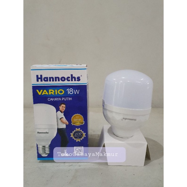 Jual Lampu LED Bohlam Vario 18w 18watt Hannochs CoolDayLight | Shopee ...