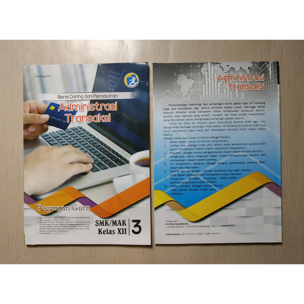 Jual MODUL PEGANGAN GURU Administrasi Transaksi SMK/MAK Kelas XII ...