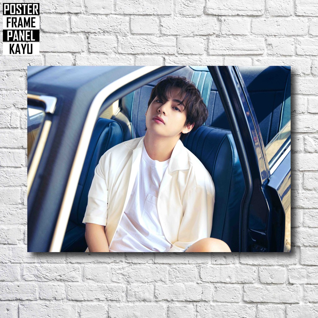 Jual Poster BTS V BUTTER Concept Photo Ver 3 Frame Kayu Solid A4 V257 ...