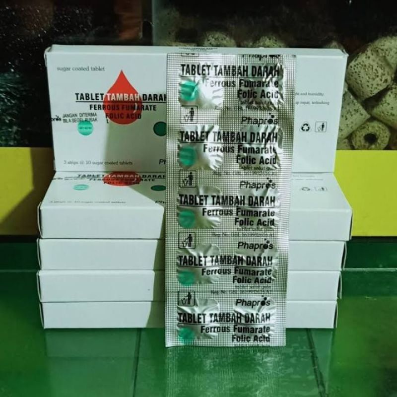 Jual Tablet Tambah Darah 10 Tablet Per Lembar - 10 Tablet Per Strip ...