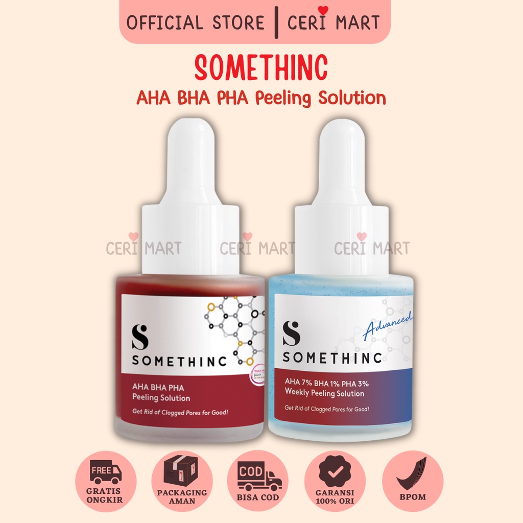 Jual Somethinc AHA BHA PHA Peeling Solution AHA 7%, BHA 1%, PHA 3% ...