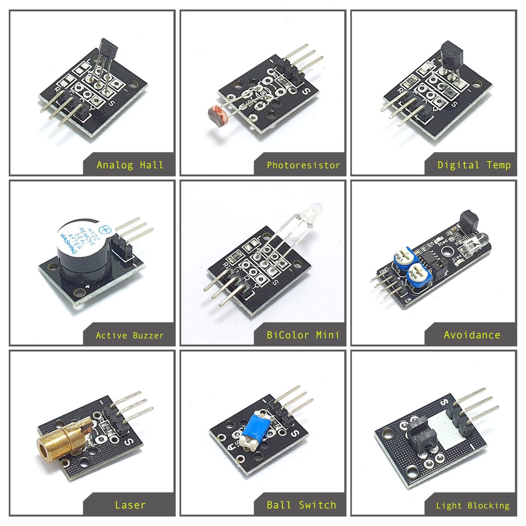 Jual Paket Sensor Kit untuk Arduino | Shopee Indonesia