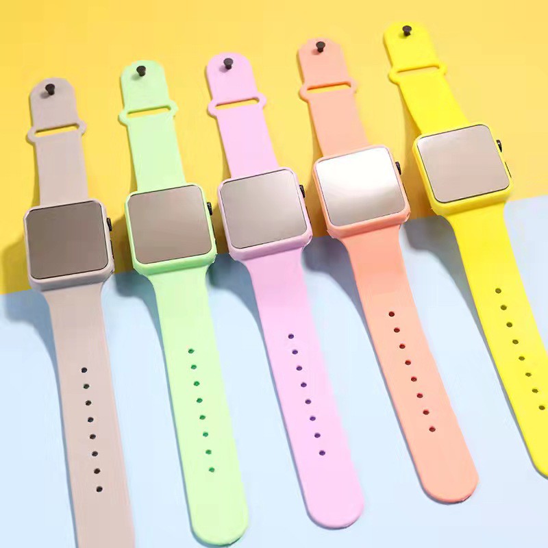 Jual (COD) jam tangan LED Digital wanita / jam LED watch / jam tangan