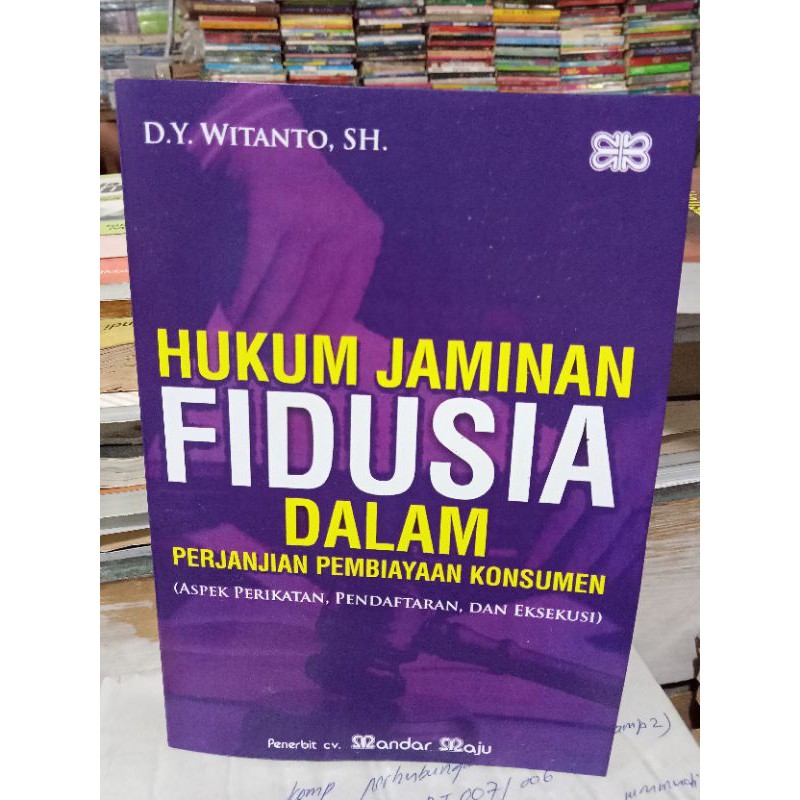 Jual HUKUM JAMINAN FIDUSIA DALAM PERJANJIAN PEMBIAYAAN | Shopee Indonesia