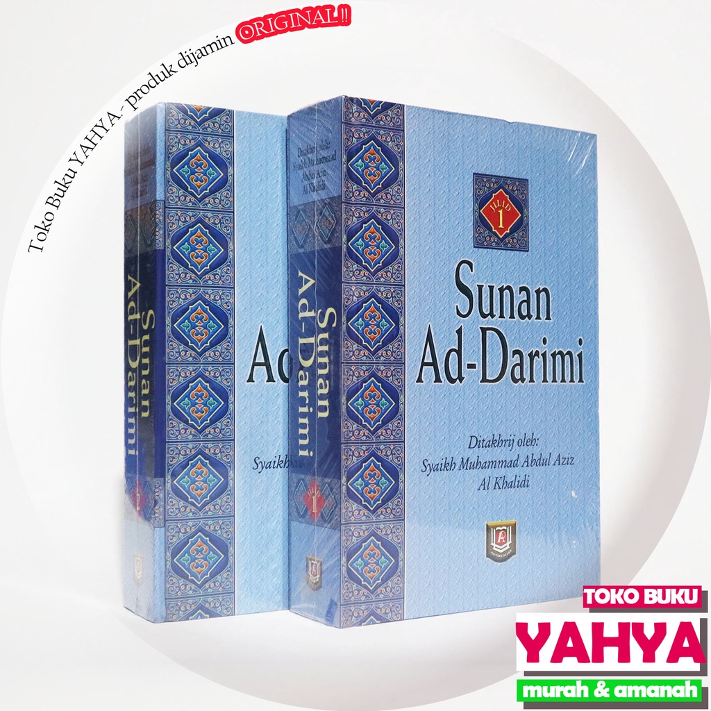 Jual SET 2 Buku Sunan Ad Darimi JILID 1 & 2 / Penerbit Pustaka Azzam ...