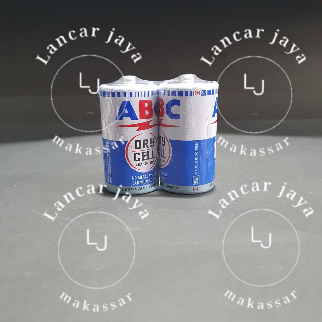 Jual Baterai Battery ABC R14 ukuran tanggung per 2pcs | Shopee Indonesia