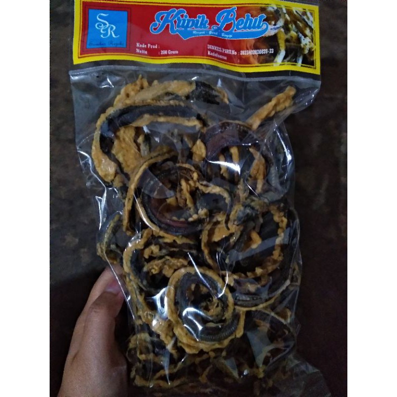 Jual Keripik Belut Tepung Tipis Gurih Renyah Khas Jogja 200gr Shopee