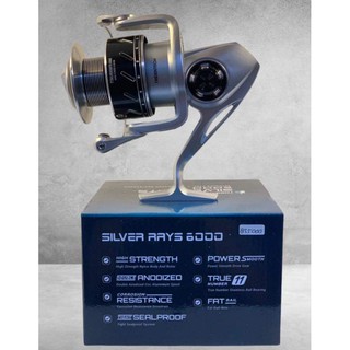 Jual ( COD ) Reel spinning tridentech SILVER RAYS 5000 POWER HANDLE