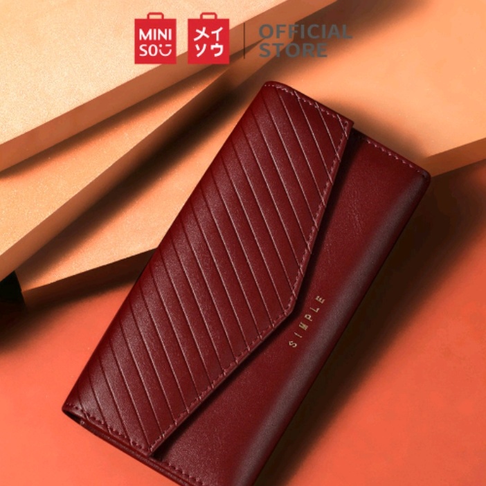 Jual Miniso Dompet Wanita Panjang Wallet Simple Bisa Muat Untuk Iphone Loh Shopee Indonesia