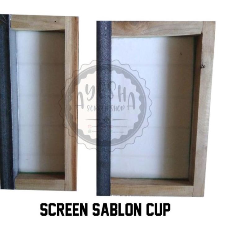 Jual Flash Voucher SCREEN SABLON KHUSUS UNTUK SABLON CUP UKURAN