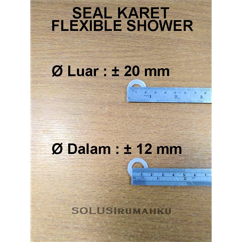 Jual Seal Karet Putih Untuk Selang Flexible Shower Mandi Wc Wastafel Shopee Indonesia