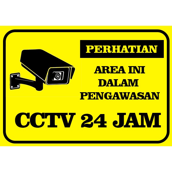 Jual Rambu/sign area pengawasan cctv | Shopee Indonesia