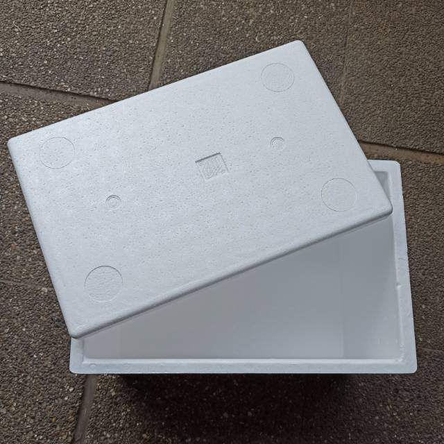 Jual Box Styrofoam Benur 8 kg ( 47 x 31x 28,5 cm) + Tutup, kotak gabus ...