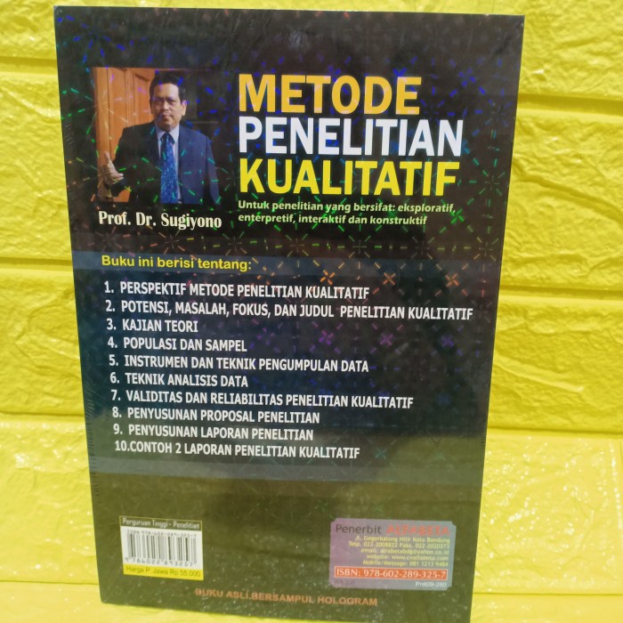 Jual METODE PENELITIAN KUALITATIF ( prof dr Sugiono ) | Shopee Indonesia