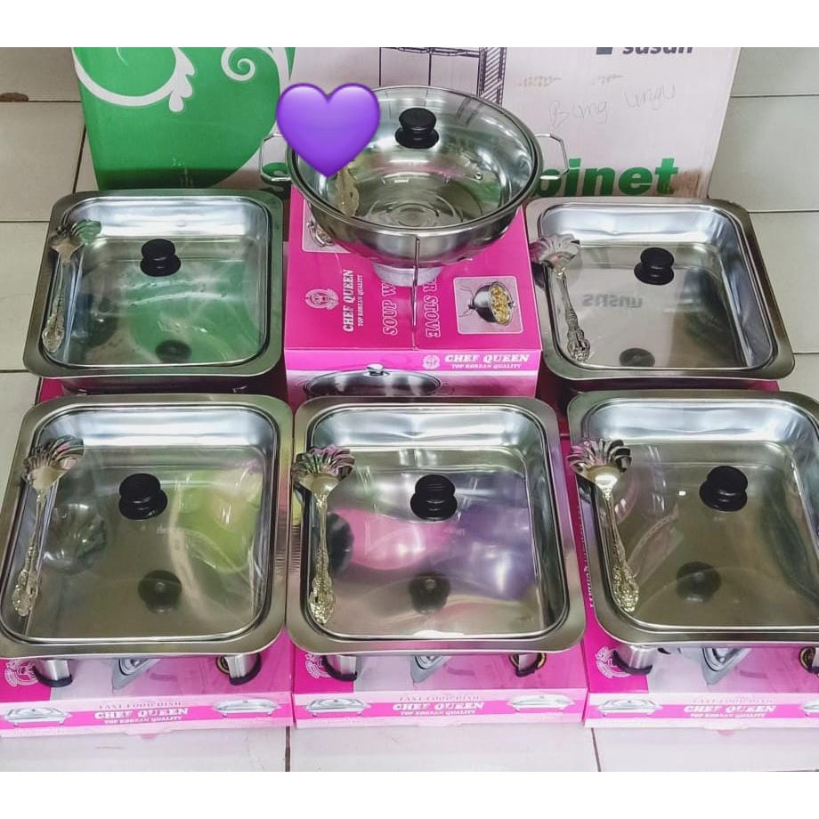 Jual DAPUR UNIK SET PRASMANAN WADAH SAJI KOTAK 5 BULAT HOCKWAY 1 FULL ...