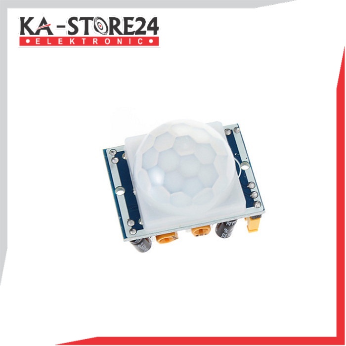 Jual HC-SR501 Adj IR Pyroelectric Infrared PIR module SENSOR GERAK ...