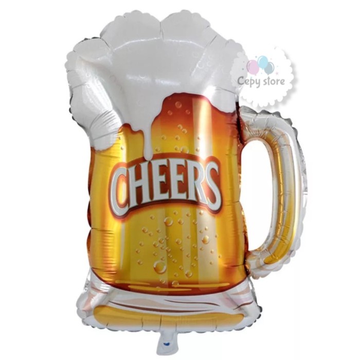 Jual Balon Foil Gelas Bir Cheers Mug Cheers Beer Shopee Indonesia 9659
