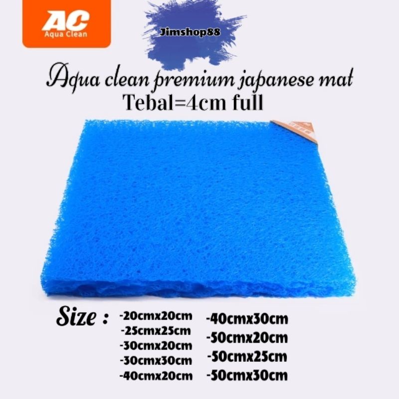 Jual Filter mekanik japmat ac aqua clean ready banyak size import tebal ...