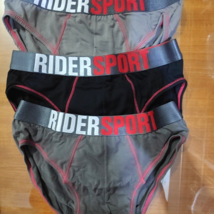 Jual CODES0X-55 CELANA DALAM PRIA RIDER SPORT, ART 337, 1 PACK ISI 3 ...