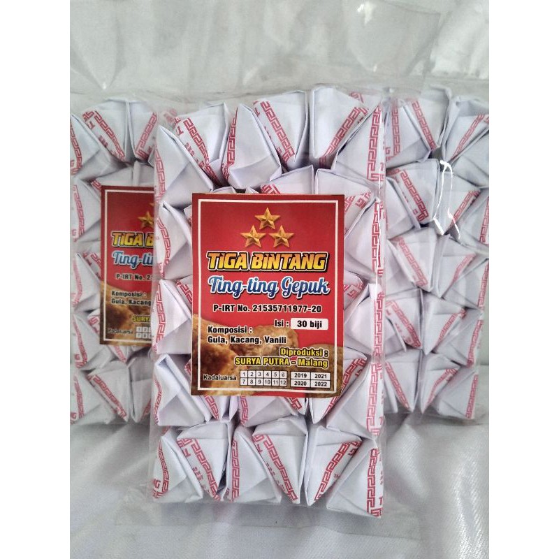 Jual Ting Ting Gepuk Kacang Isi 30 Camilan Manis Tradisional Shopee