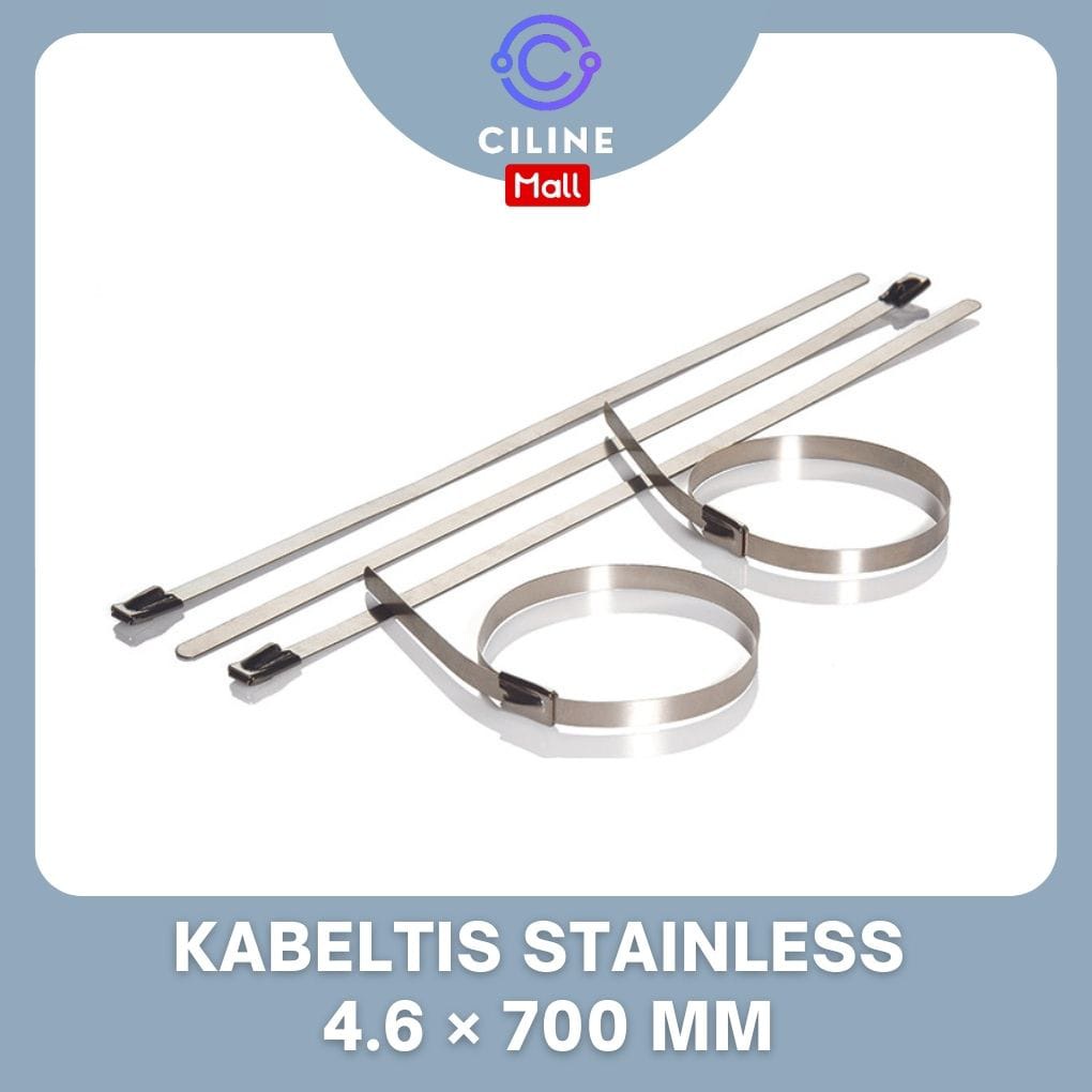 Jual Cable Ties Stainless Steel Ss Mm Cm Kabel Ties Besi